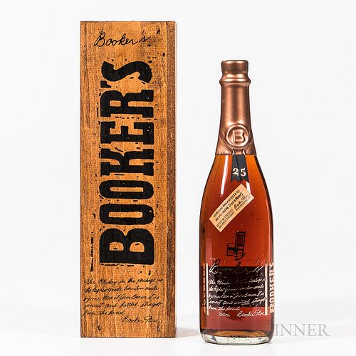 Booker's 25th Anniversary, 1 750ml bottle (owc) Spirits cannot be shipped. Please see http://bit.ly/sk-spirits for more info.