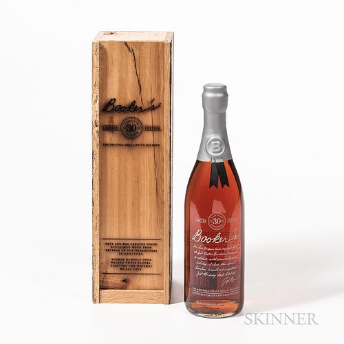 Booker's 30th Anniversary, 1 750ml bottle (owc) Spirits cannot be shipped. Please see http://bit.ly/sk-spirits for more info.