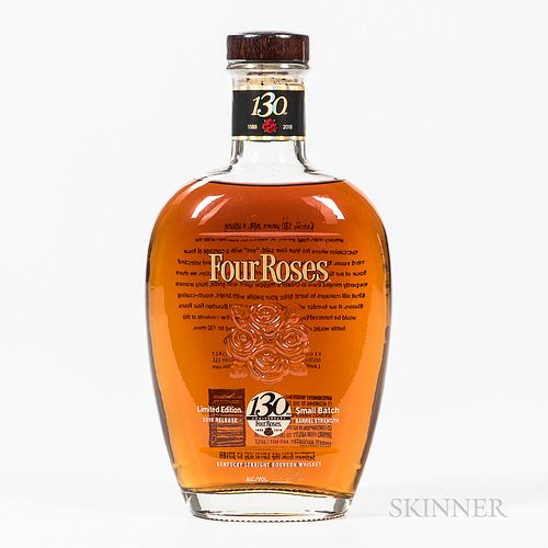 Four Roses Limited Edition Small Batch 130th Anniversary, 1 750ml bottle Spirits cannot be shipped. Please see http://bit.ly/sk-spir...