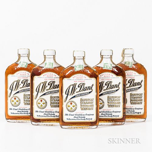 JW Dant 5 Years Old 1958, 5 pint bottles Spirits cannot be shipped. Please see http://bit.ly/sk-spirits for more info.