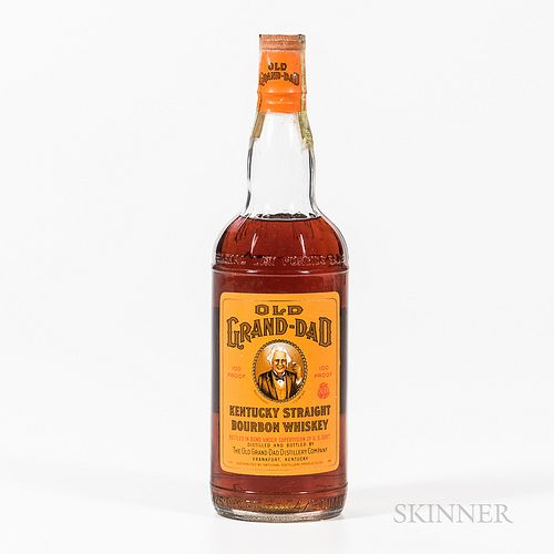 Old Grand Dad 4 Years Old 1953, 1 4/5 quart bottle Spirits cannot be shipped. Please see http://bit.ly/sk-spirits for more info.