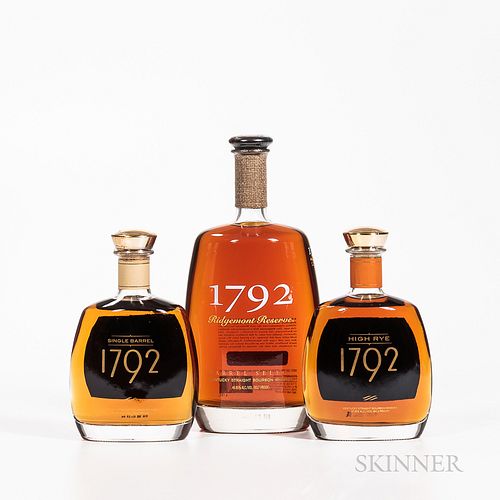 1792, 1 1.75 liter bottle 2 750ml bottles Spirits cannot be shipped. Please see http://bit.ly/sk-spirits for more info.
