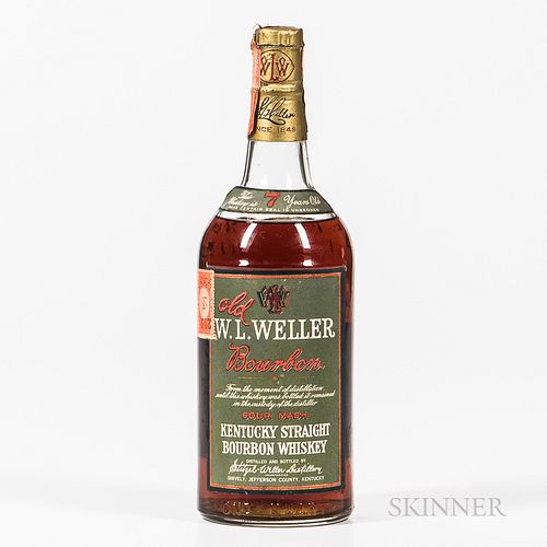 WL Weller 7 Years Old, 1 quart bottle Spirits cannot be shipped. Please see http://bit.ly/sk-spirits for more info.