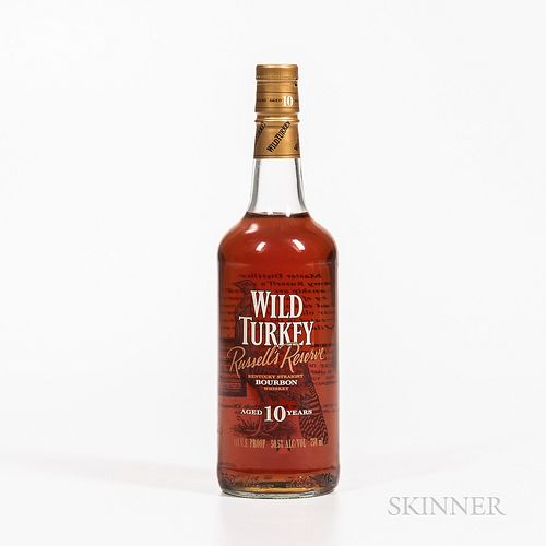 Wild Turkey Russell's Reserve 10 Years Old, 1 750ml bottle Spirits cannot be shipped. Please see http://bit.ly/sk-spirits for more i..