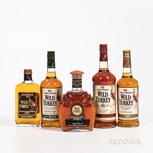 Wild Turkey, 1 liter bottle 3 750ml bottles 1 500ml bottle Spirits cannot be shipped. Please see http://bit.ly/sk-spirits for more i...