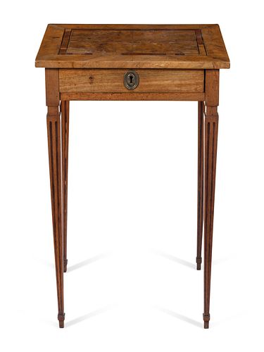 A Directoire Fruitwood Side Table
