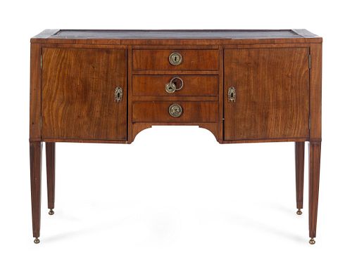 A Directoire Style Carved Mahogany Sideboard
