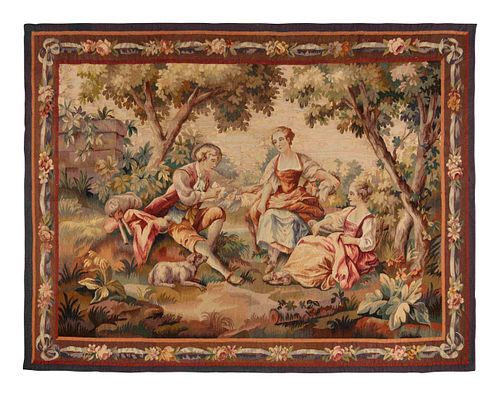 A French Wool Tapestry  