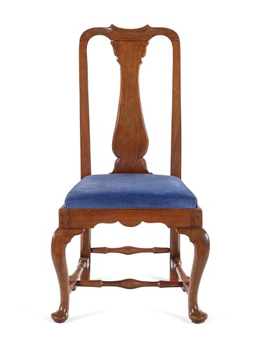 A Queen Anne Walnut Side Chair