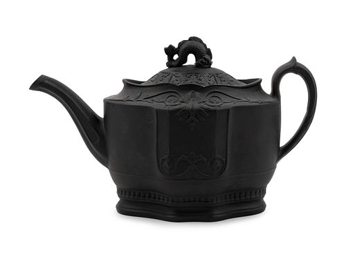 A Wedgwood Basalt Teapot