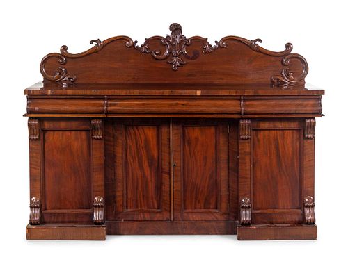 A Classical Mahogany Serving Cabinet