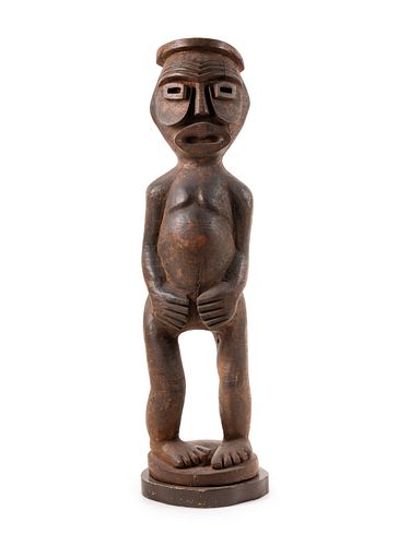 A Cameroon Style Carved Wood Figure