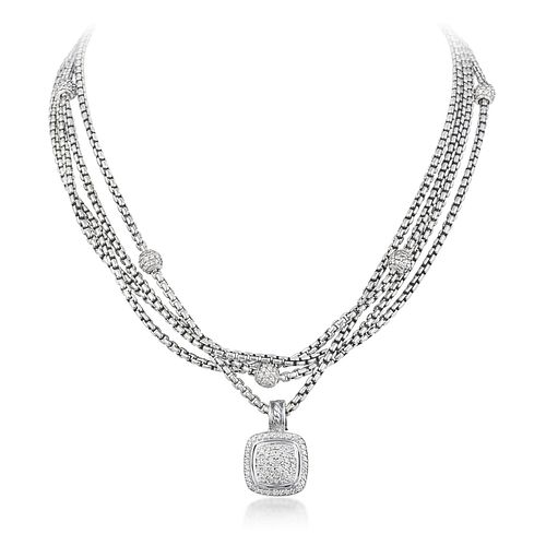 David Yurman Diamond Necklace
