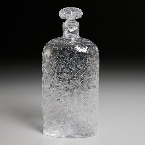 Stevens & Williams modernist glass decanter