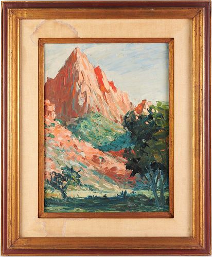 Stephen Naegle, Zion National Park painting