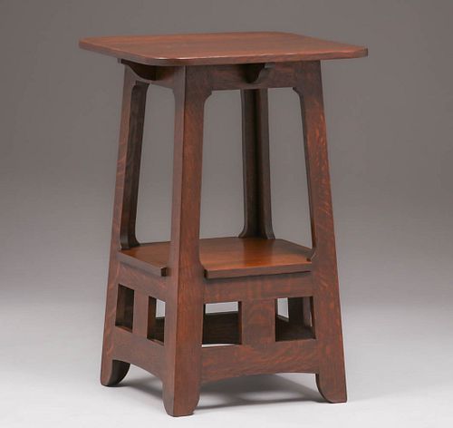 Brooks Furniture Co Pagoda Table c1910