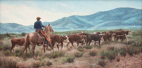 Kenneth Freeman
(American, 1935-2008)
Driving the Herd
