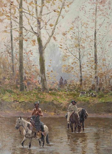 Henry Francois Farny
(American, 1847-1916)
Moving Camp, 1905