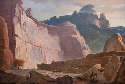 Kenneth Riley 
(American, 1919-2015)
Canyon Morning