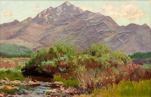 Charles Partridge Adams 
(American, 1858-1942)
Mountain Landscape