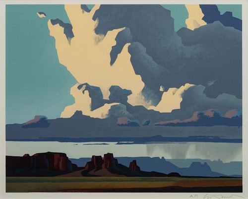 Ed Mell
(American, b. 1942)
Desert Rain, Artist's Proof