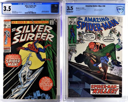Marvel Amazing Spider-Man #90 Silver Surfer #14