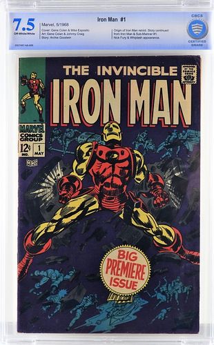 Marvel Comics Iron Man #1 CBCS 7.5