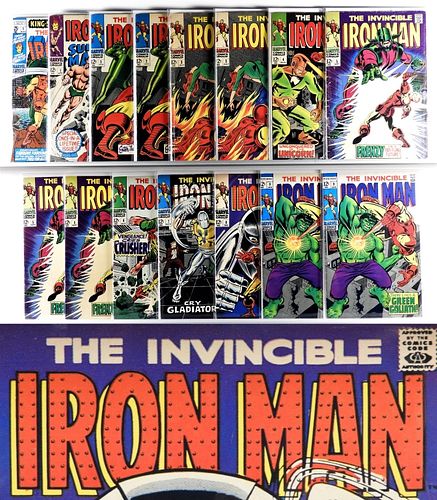 22 Marvel Comics Iron Man #2-#17 Sub-Mariner 1 Lot