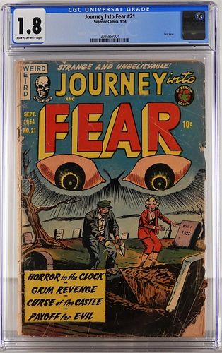 Superior Comics Journey Into Fear #21 CGC 1.8