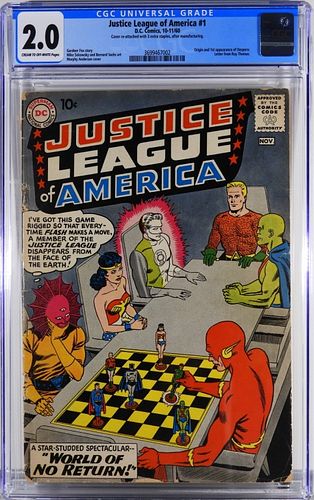 DC Comics Justice League of America #1 CGC 2.0