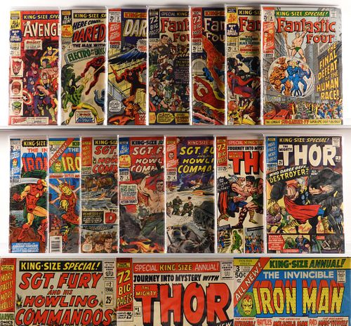 14 Marvel Comics Silver Age King Size Annual Group