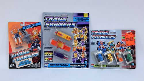 3PC Transformers G1 Micromaster Action Master MOSC
