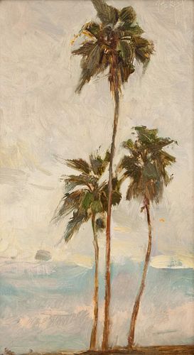Wen Zin Zhang
(American, b. 1928)
Palm Trees
