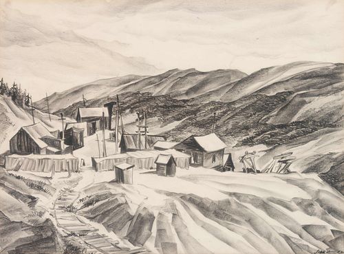Muriel Sibell Wolle
(American, 1898-1977)
Waldorf Mine, Near Argentine Pass, Colorado, 1942