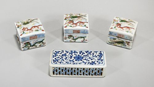 Group of Four Chinese Porcelains