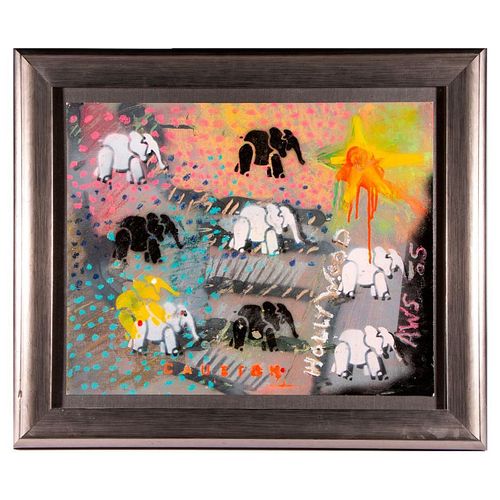 Framed and decorative stencil art