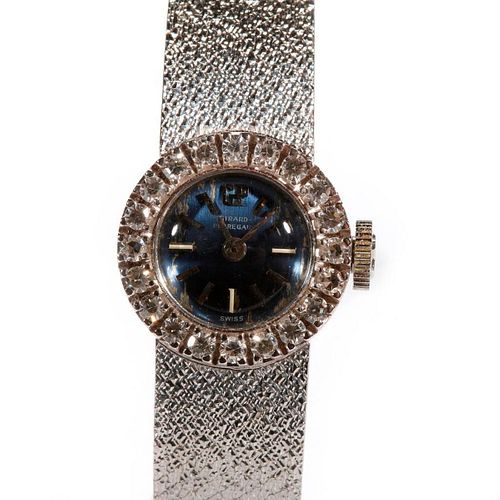 Girard-Perregaux 18k white & diamond wristwatch