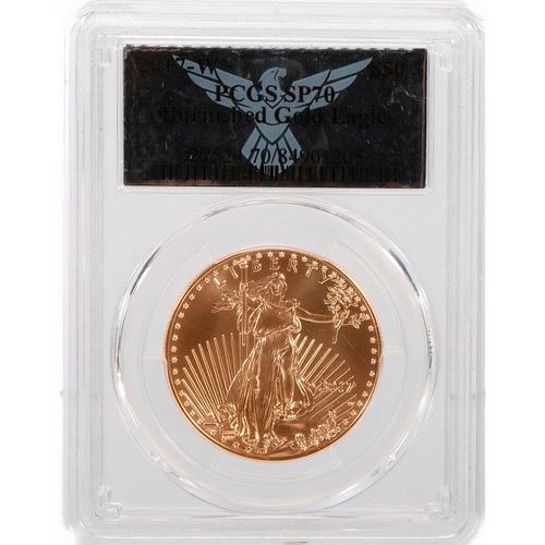 2017-W $50 burnished gold eagle