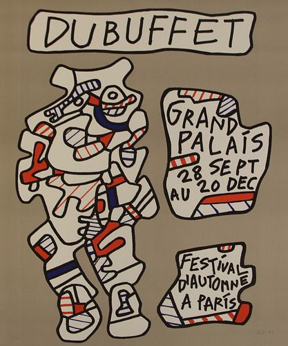 JEAN DUBUFFET (FRENCH, 1901-1985).