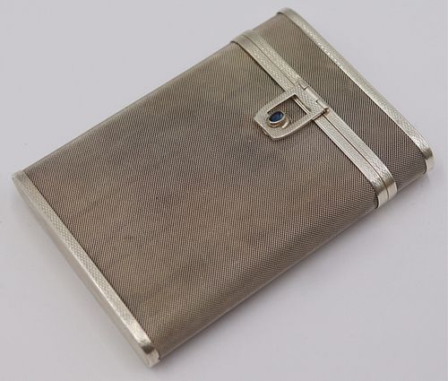 SILVER. Continental Silver and Sapphire Vesta Case
