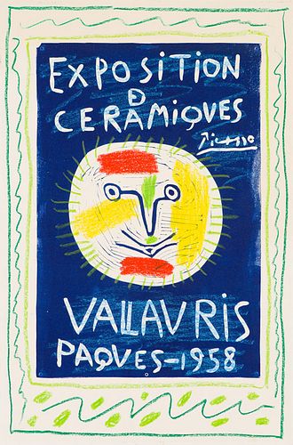Pablo Picasso Projet d'affiche, pour une exposition … (OPP.58:312), 1958