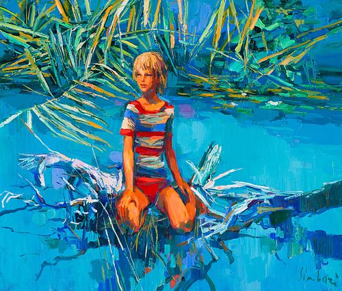 Nicola Simbari Girl in Water