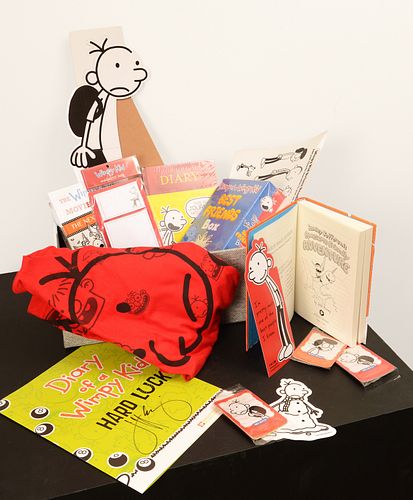 JEFF KINNEY, Diary of a Wimpy Kid Signed Collectibles