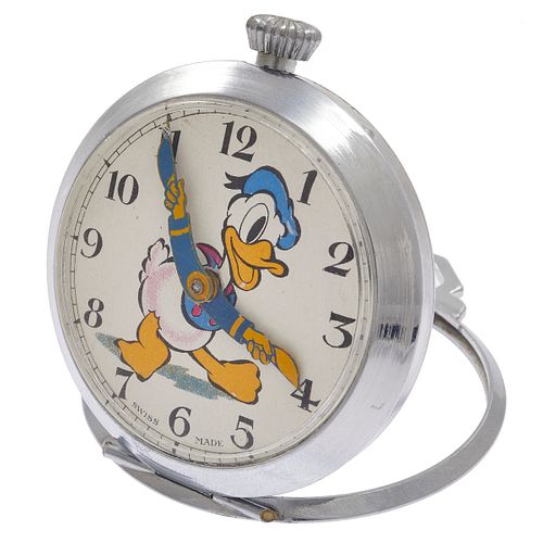1950s Walt Disney Donald Duck Pocket Watch