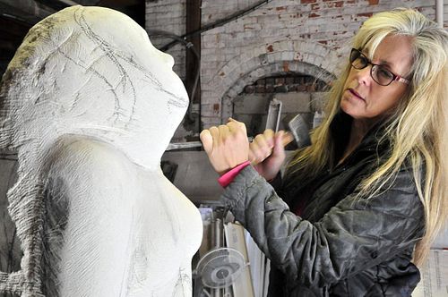 ELIZABETH LIND, Private Sculpture Lesson in Stone or Clay in Elizabeth Lind's Studio for Adults 18+ 