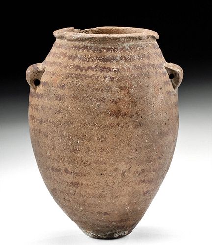 Egyptian Predynastic Naqada II Bichrome Acorn Jar