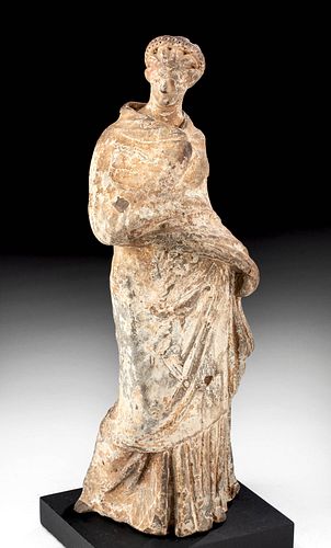 Greek Tanagra Terracotta Draped Female