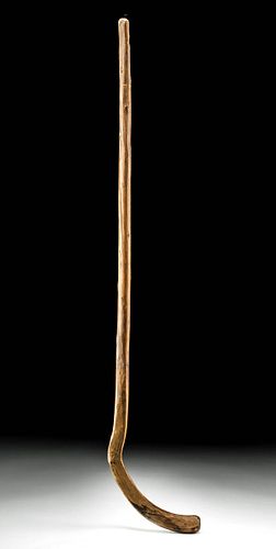 19th C. Hornbeam Hockey Stick - The Morse Stick