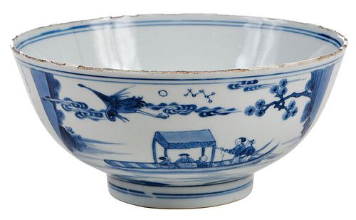 A Chinese Blue and White Porcelain Bowl 