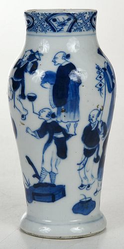 Chinese Blue and White Decorated Vase